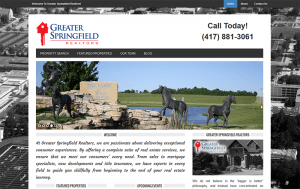 Greater Springfield Realtors Website Design