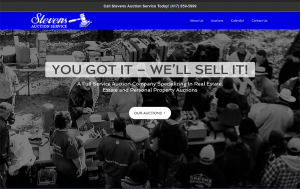 Stevens Auction Service Website Design